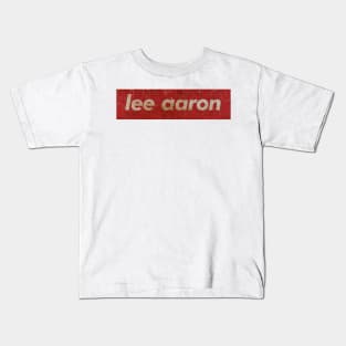 Lee Aaron - SIMPLE RED VINTAGE Kids T-Shirt